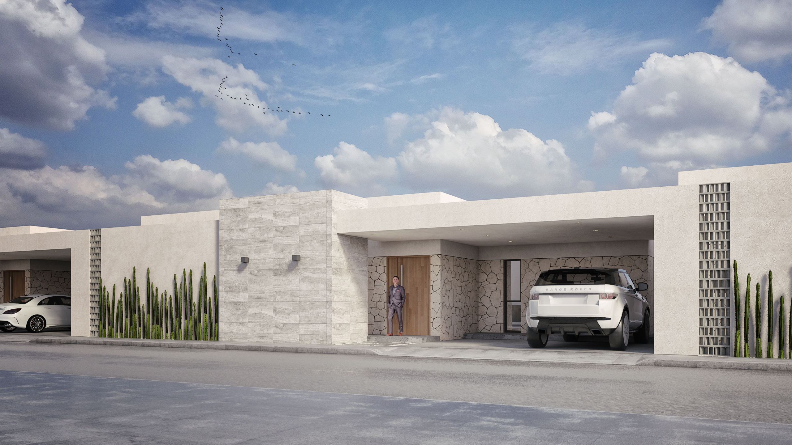 casa al exterior